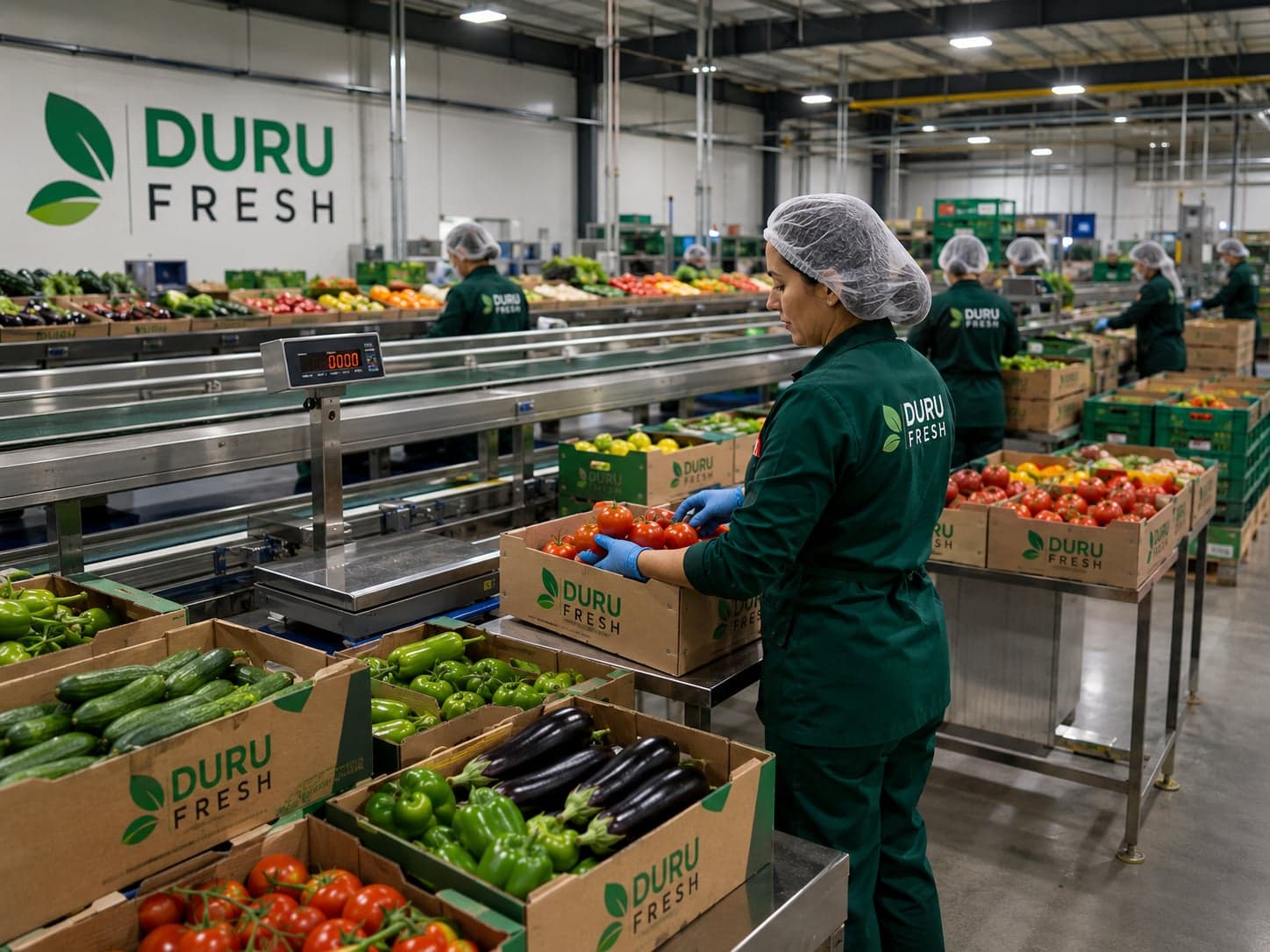 Uluslararası ihracat standartlarında modern paketleme ve soğuk hava deposu tesisi