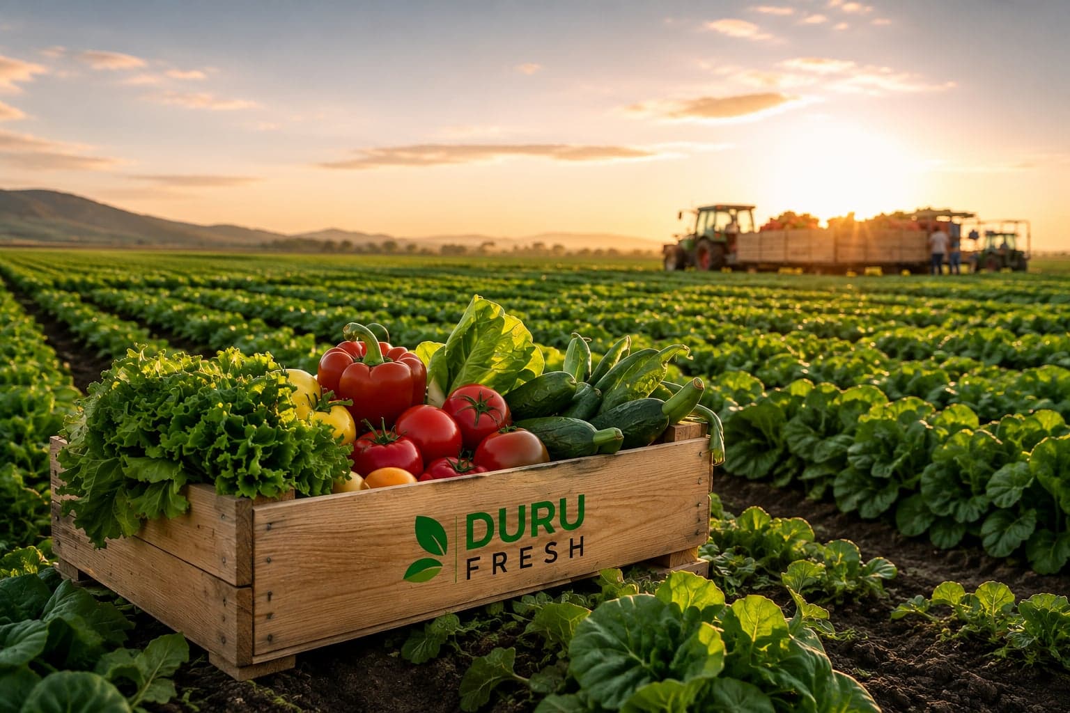 Duru Fresh'in sınırsız stok kapasitesine sahip depolama ve sevkiyat tesisi